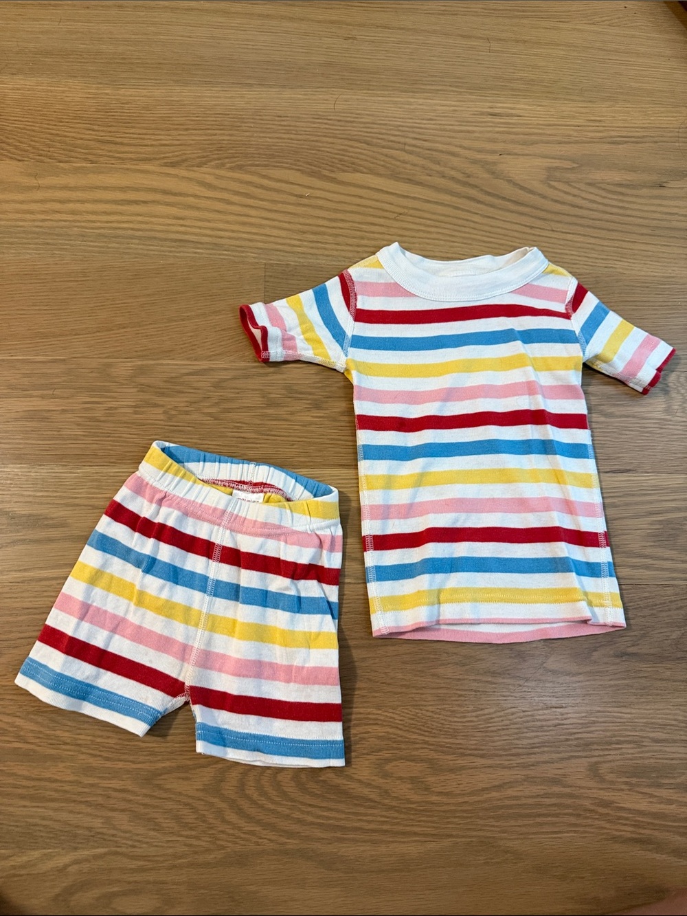 Hanna Andersson Multi-Color Stripe pajamas